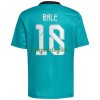 Maillot de Supporter Real Madrid Gareth Bale 18 Troisième 2021-22 Pour Homme